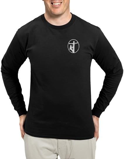 CafePress Lineman Dark Long Sleeve T Shirt Unisex Cotton Long Sleeve T-Shirt - Black