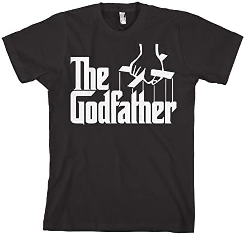 The Godfather Officially Licensed Logo Mens T-Shirt (Black) - Black