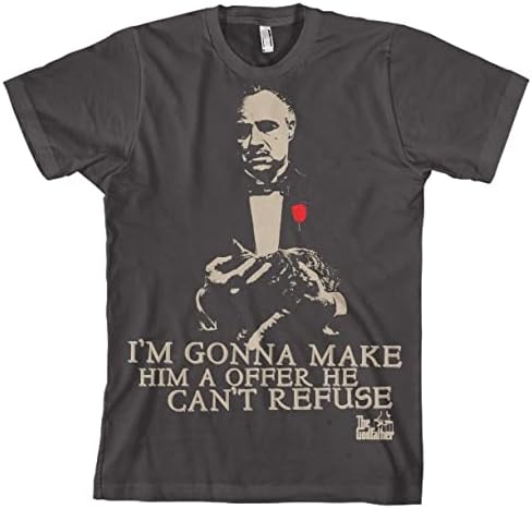 The Godfather Officially Licensed Vito´s Offer Mens T-Shirt (D.Grey) - Dark Grey