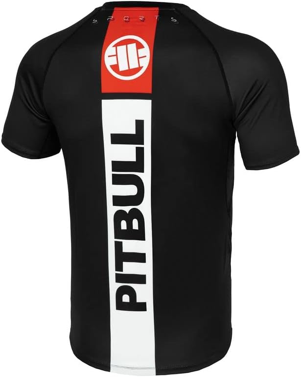 PITBULL - Men's T-Shirt Anatomical Fit, Sports T-Shirt for Men, Comfortable Thermal T-Shirts - Black