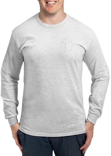 CafePress Lineman Dark Long Sleeve T Shirt Unisex Cotton Long Sleeve T-Shirt - Ash Gray