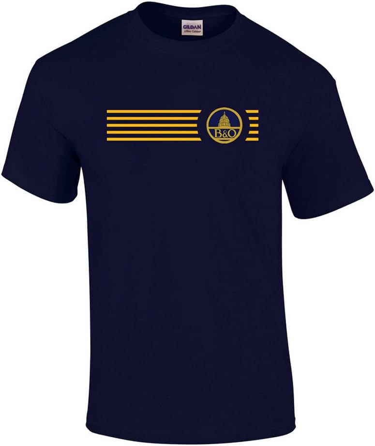 Daylight Sales Baltimore and Ohio Railroad Logo Tee Shirts [tee25] - Black
