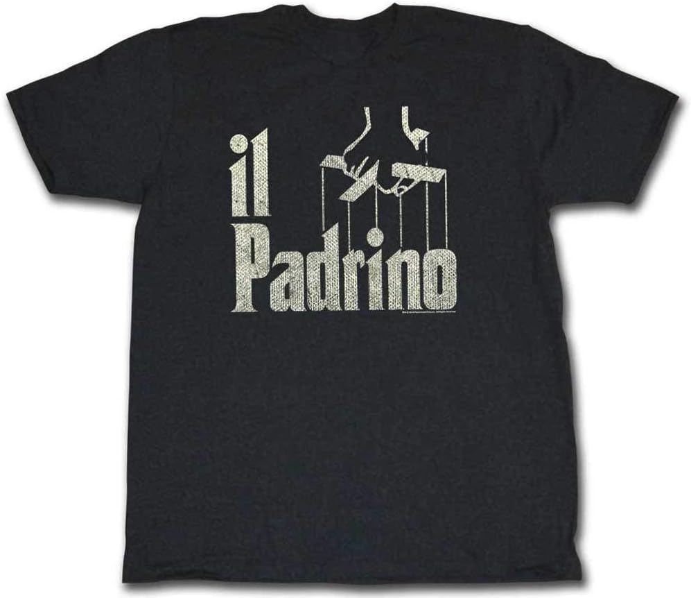 A&E Designs The Godfather Shirt Il Padrino T-Shirt - Black