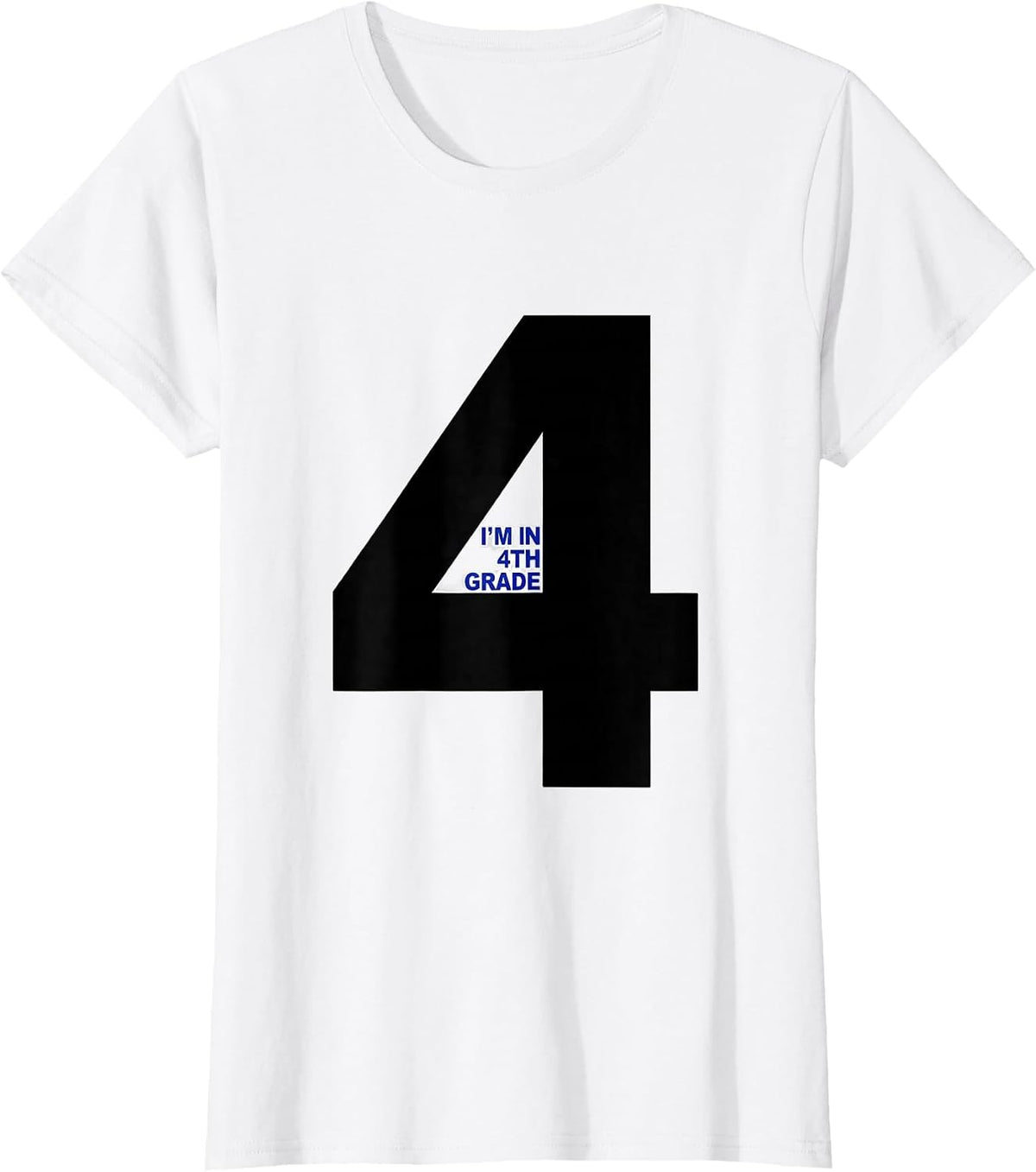 Women's I'm In 4th Grade Whimsical Back To School Teacher Student T-Shirt - White