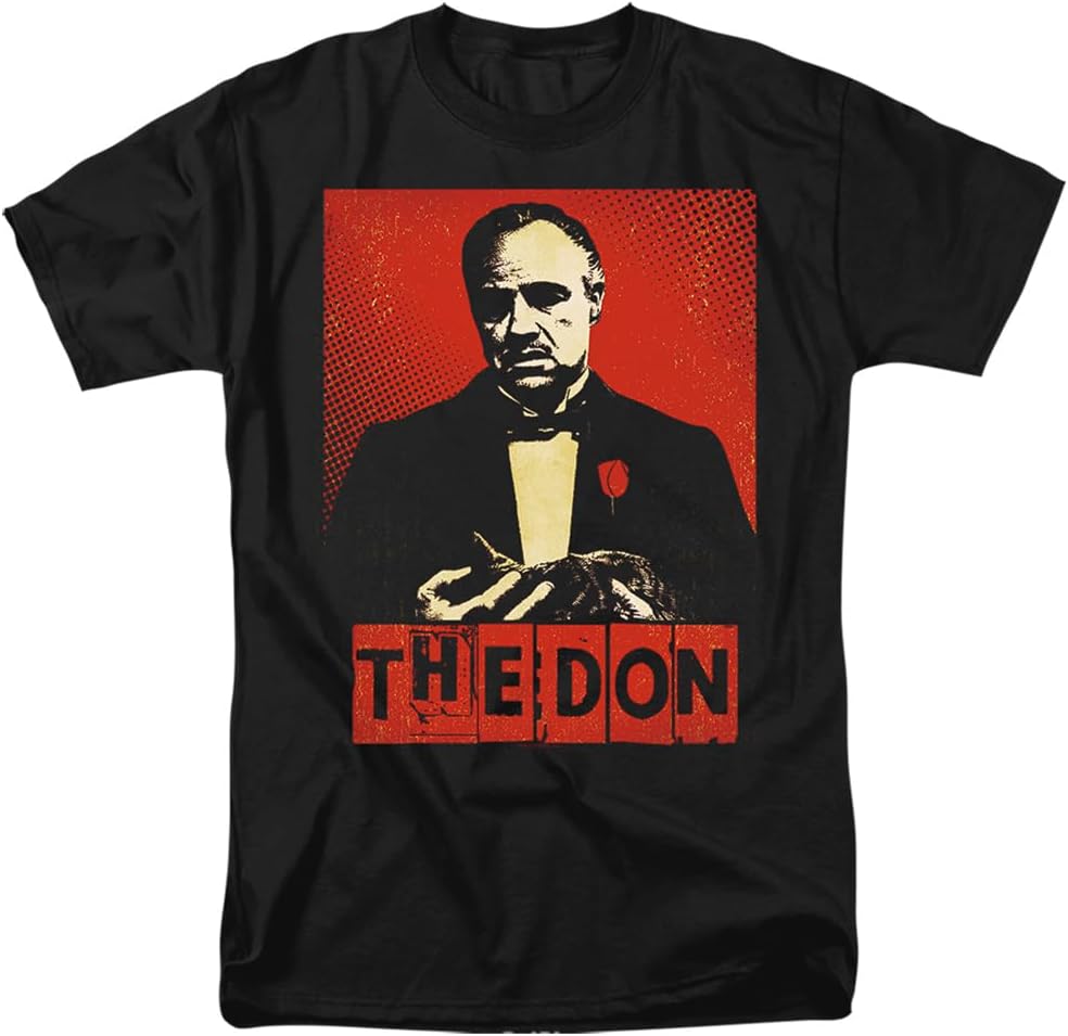 Godfather The Don Pop Art Unisex Adult T-Shirt Black - As Pictured