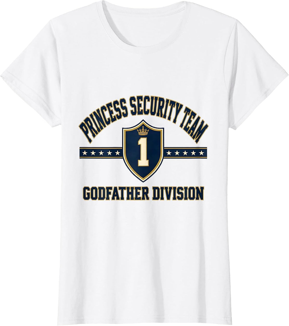 Women's Princess Security Team Godfather Division Family T-Shirt - White