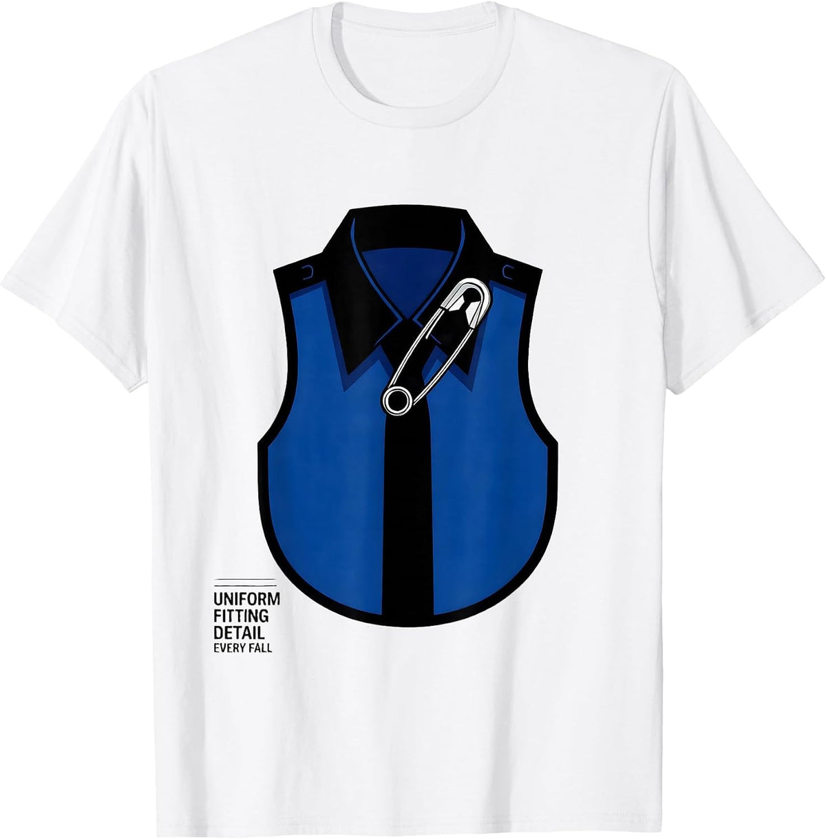 Men's Uniform Fitting Detail Every Fall Funny Band Mom Humor T-Shirt - White