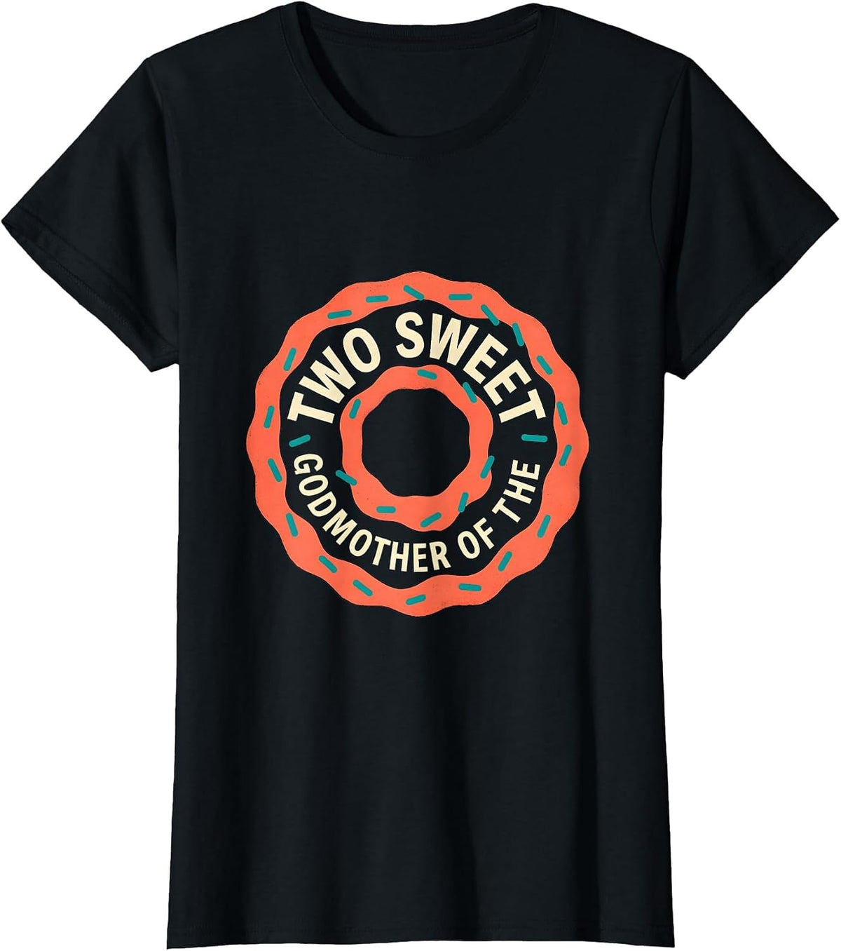 Godmother Of The Two Sweet Midcentury Modern Birthday T-Shirt - Black
