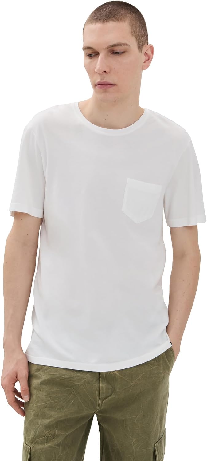 Rails Men's Johnny Pocket Tee - White