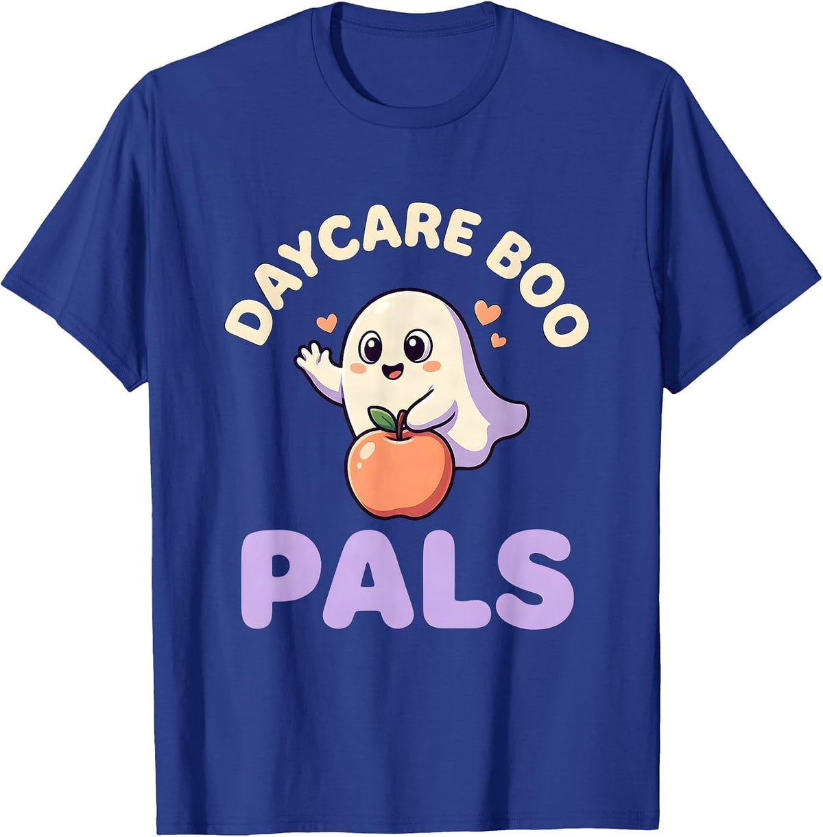 Daycare Boo Pals Cute Kawaii Halloween Teacher Staff T-Shirt - Royal Blue