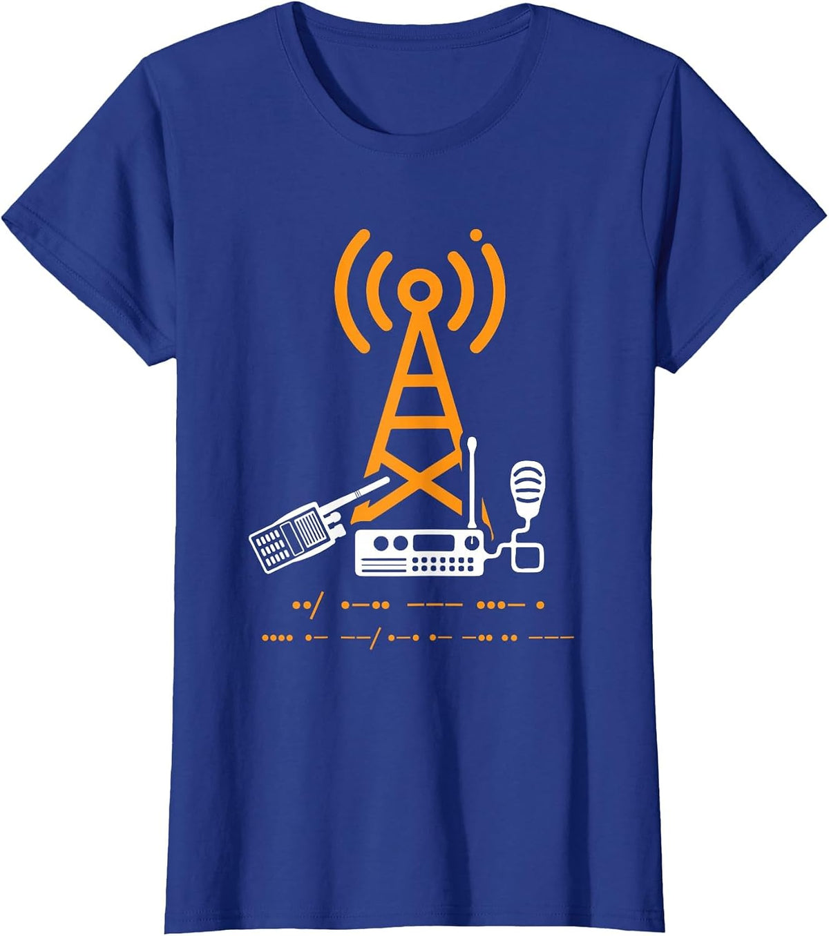 Morse Code Ham Radio - Ham Radio Operator T-Shirt - Royal Blue