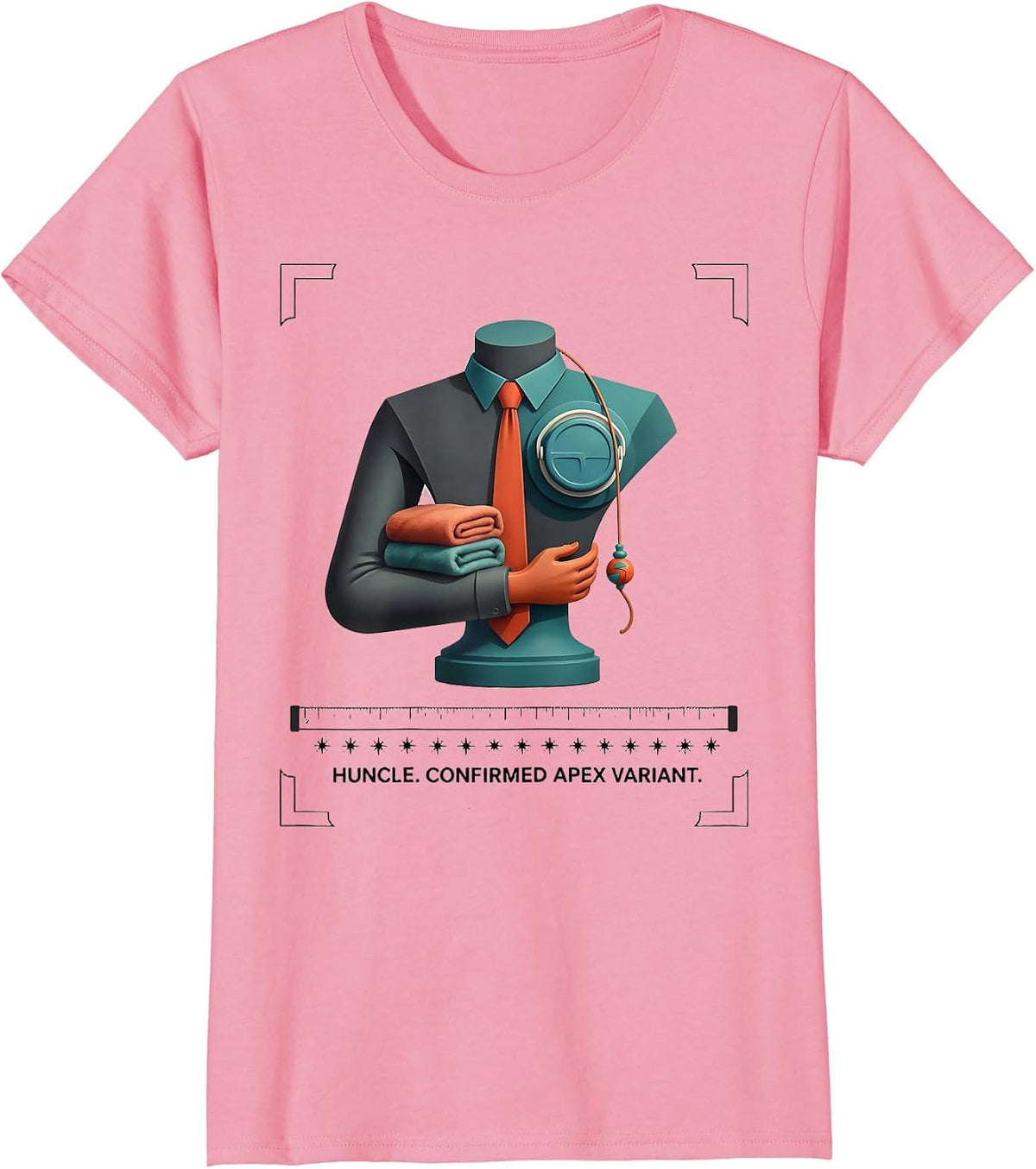 Women's Huncle Confirmed Apex Variant Funny Uncle Godfather Proposal T-Shirt - Pink