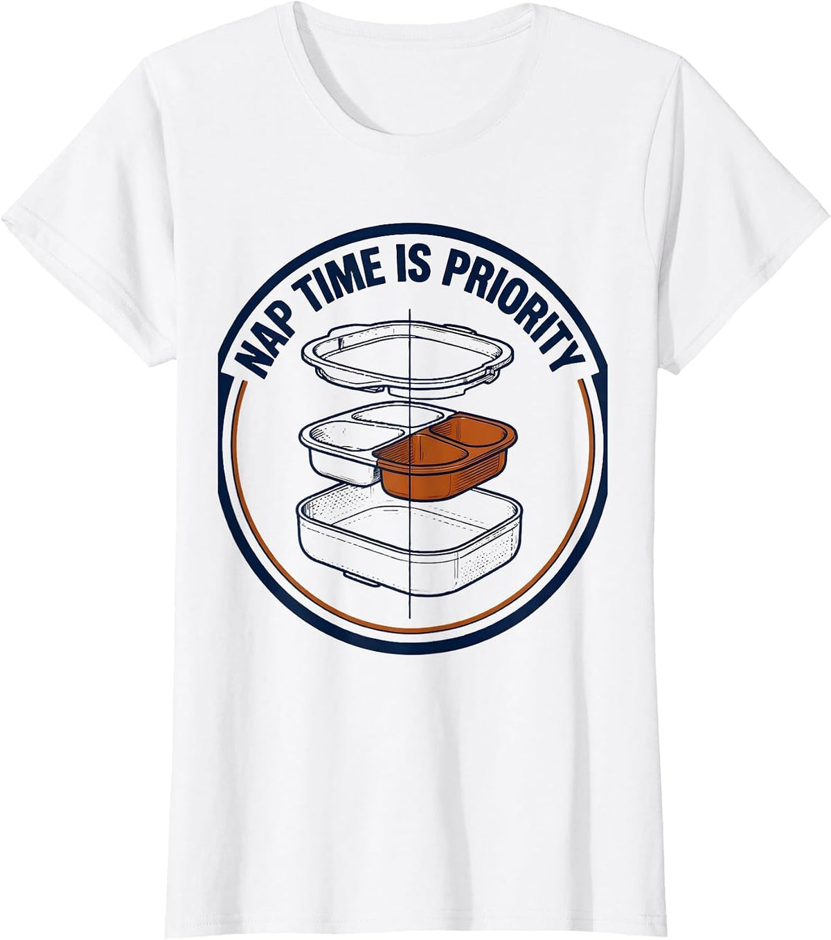Nap Time Is Priority Funny Daycare Teacher Childcare T-Shirt - White