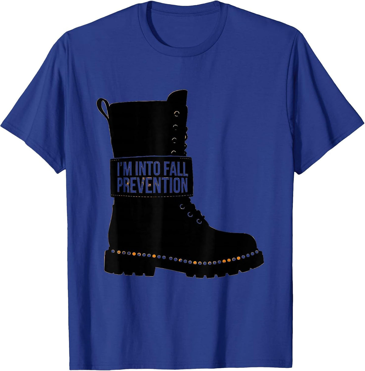 I’m Into Fall Prevention Funny Nurse Physical Therapy PT OT T-Shirt - Royal Blue