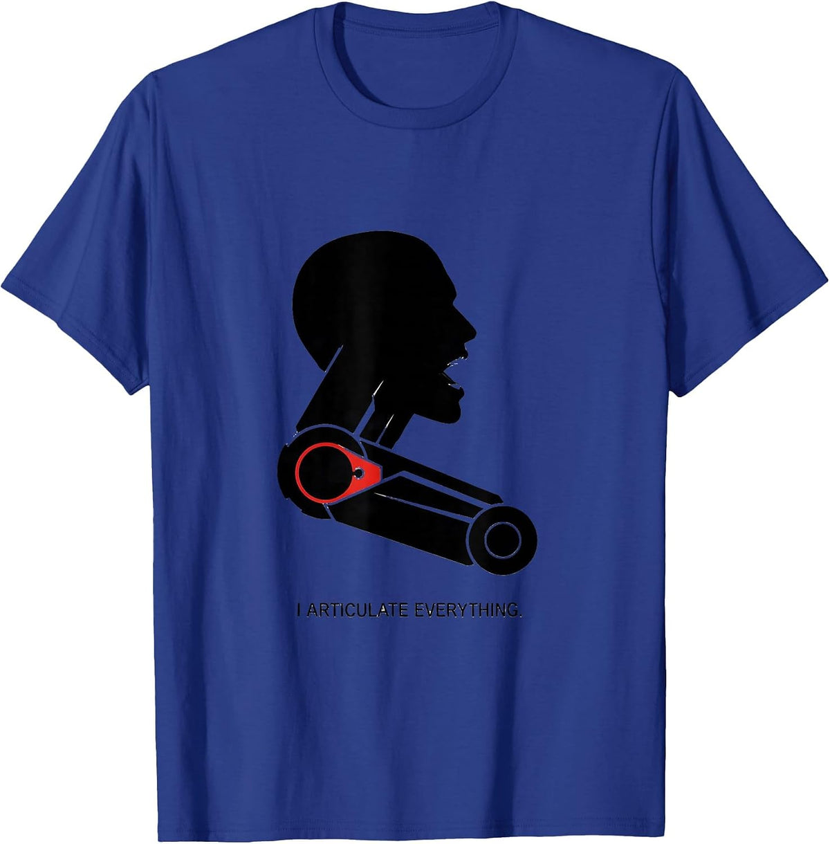 Men's I Articulate Everything Funny Teacher Frog Back To School T-Shirt - Royal Blue