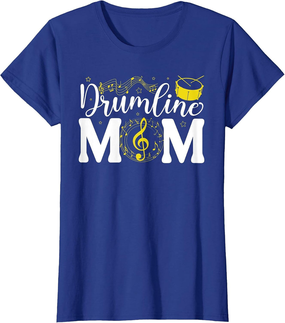 Drumline Mom Drumline Mother Drumline Mama T-Shirt - Royal Blue