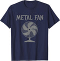 Metal Fan Funny Metalhead Metal Music T-Shirt - Navy Blue