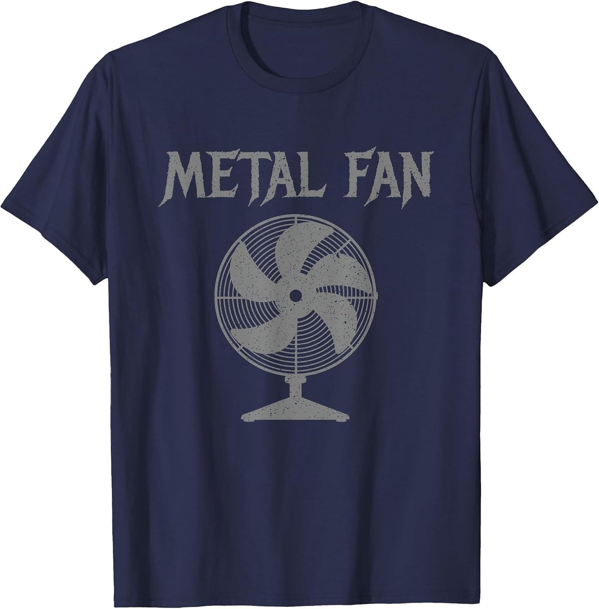 Metal Fan Funny Metalhead Metal Music T-Shirt - Navy Blue