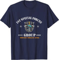 Proud 1st Special Forces Group (1st SFG) Shirt - 4th of July T-Shirt - Navy Blue