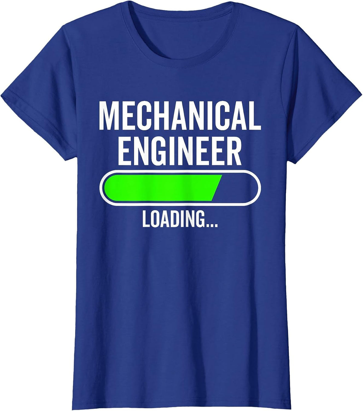 Mechanical Engineer Loading Graduation Graduate New Job T-Shirt - Royal Blue