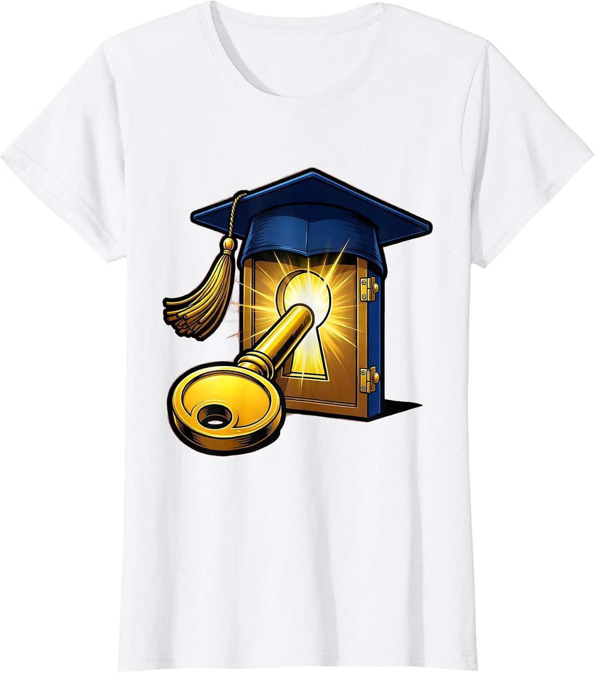 Paraprofessional Key to Education Graduation Gift T-Shirt - White