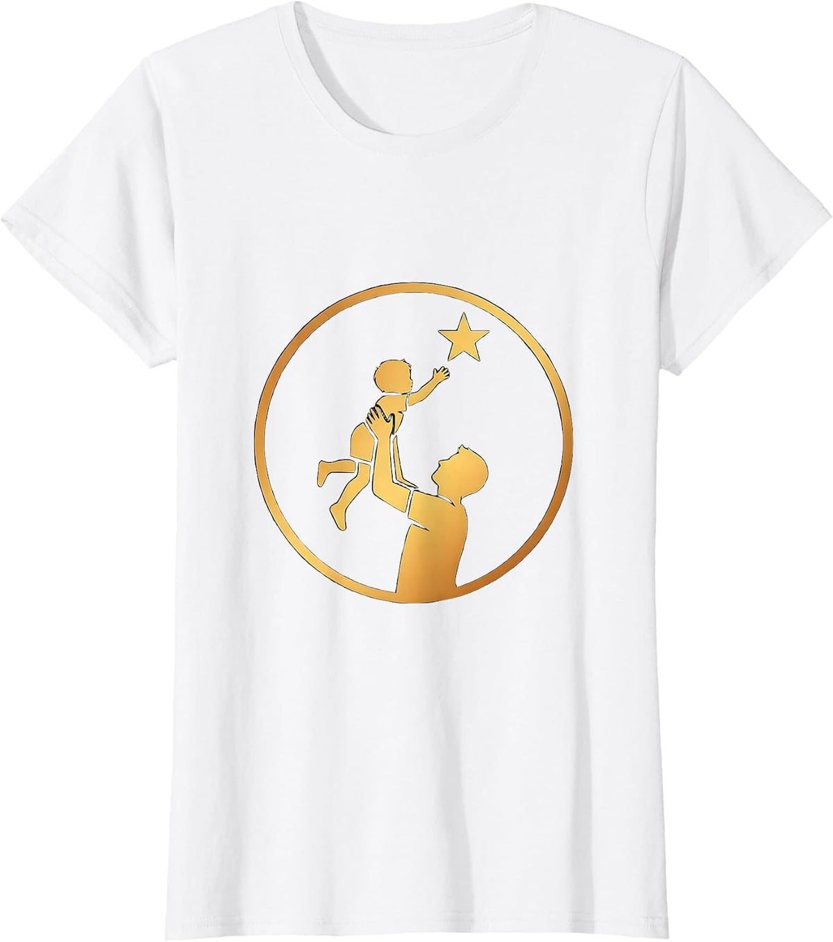 Women's Paraprofessional Reach for the Stars Graphic T-Shirt - White
