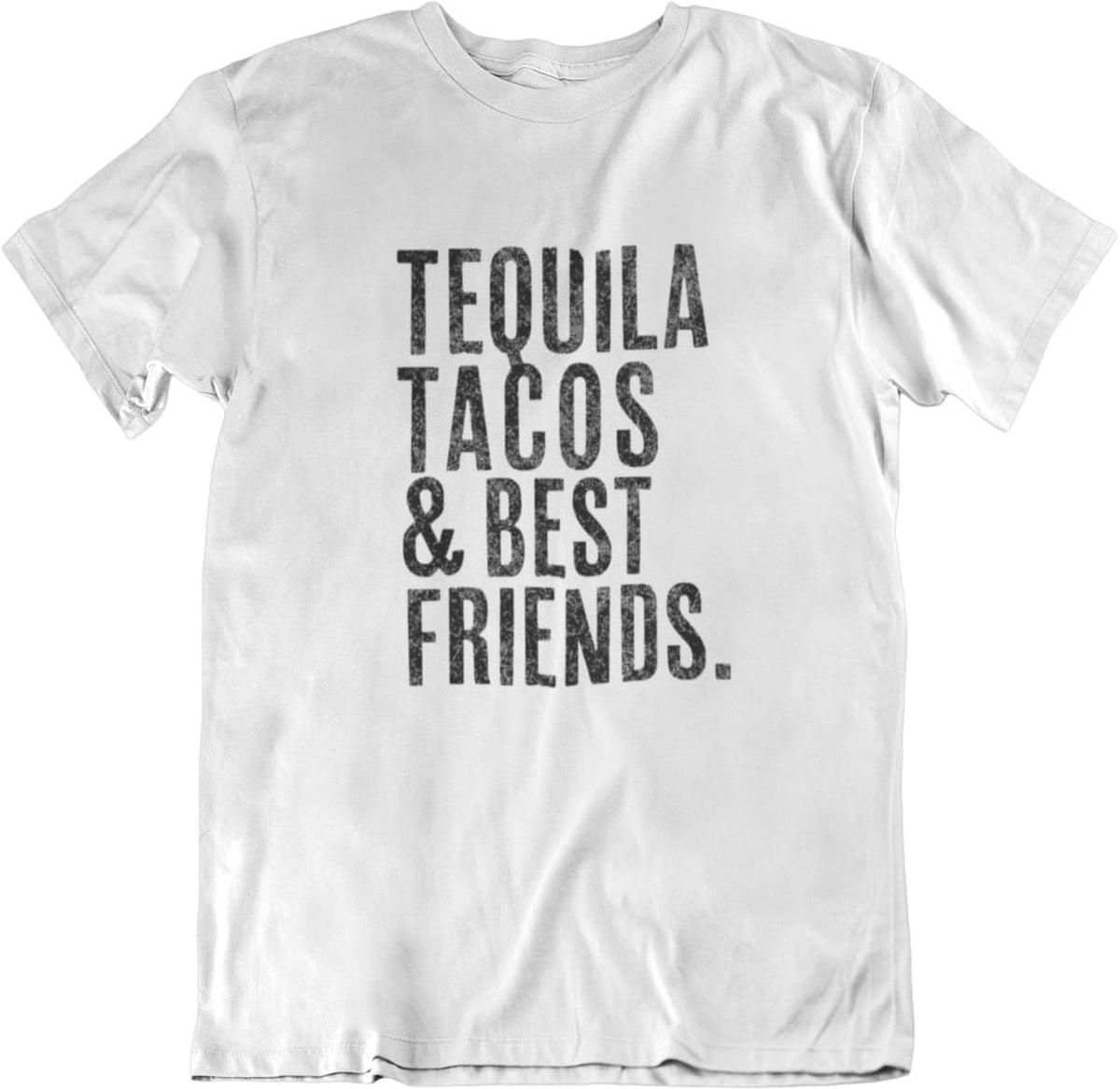 Men's Cinco De Mayo Taco Cerveza Tequila Tees - Tequila Best Friends White