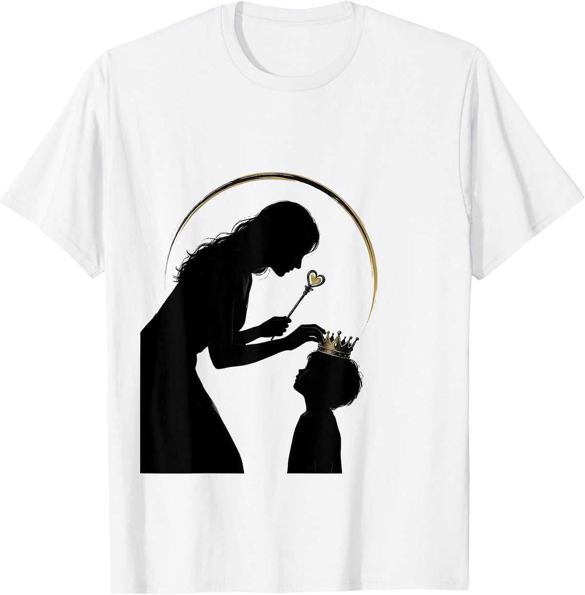 Men's Minimal Fairy Godmother Gift Humor Godparent Keepsake T-Shirt - White