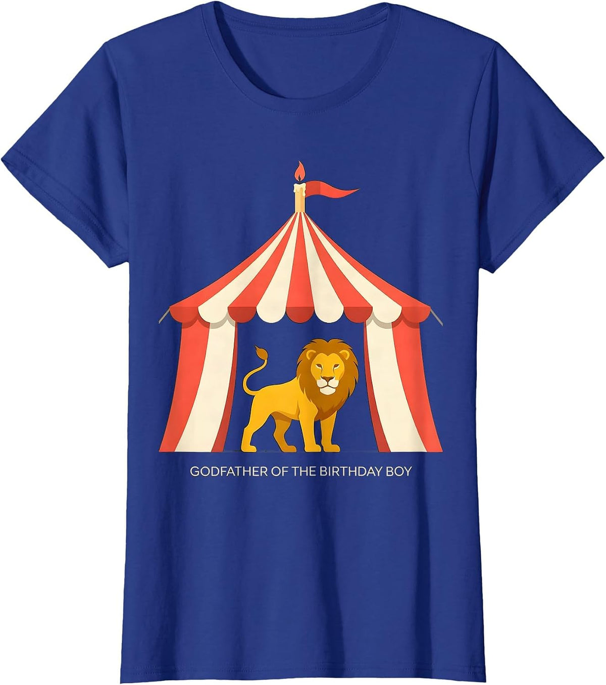 Women's Godfather Of The Birthday Boy Carnival Circus 1st Birthday T-Shirt - Royal Blue