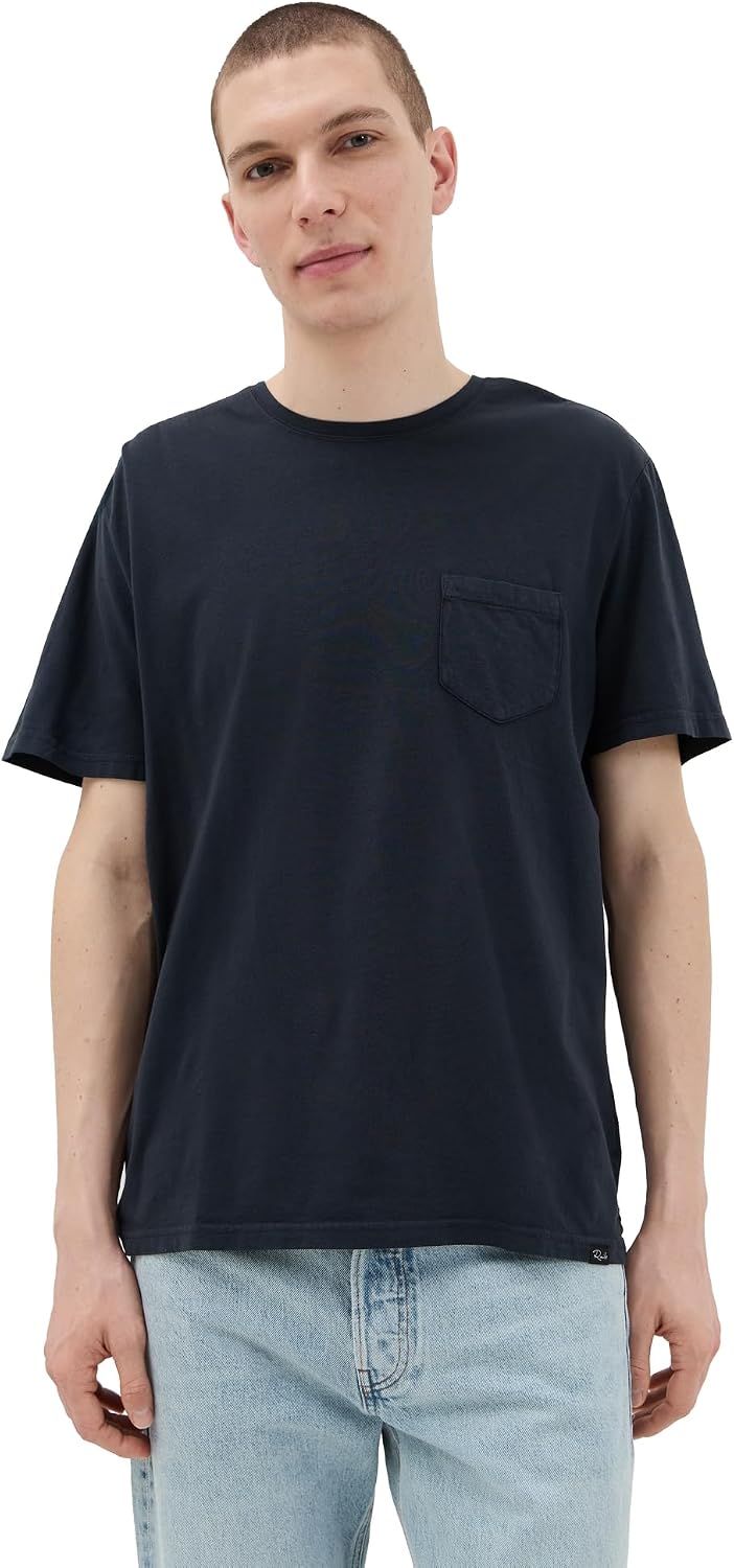Rails Men's Johnny Pocket Tee - Carbon