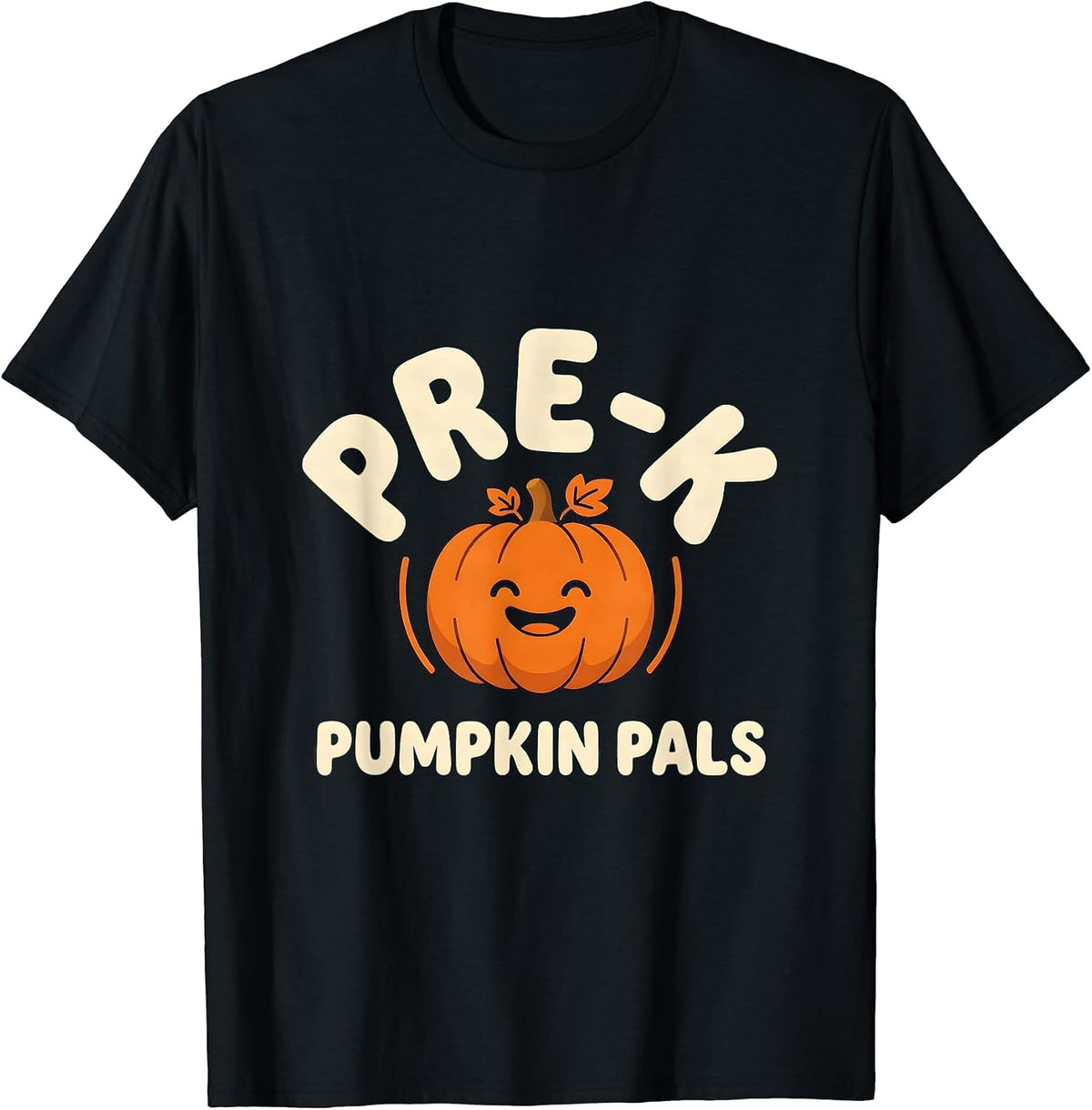Men's Pre-K Pumpkin Pals Playful Preschool Halloween Teacher Kids T-Shirt - Black