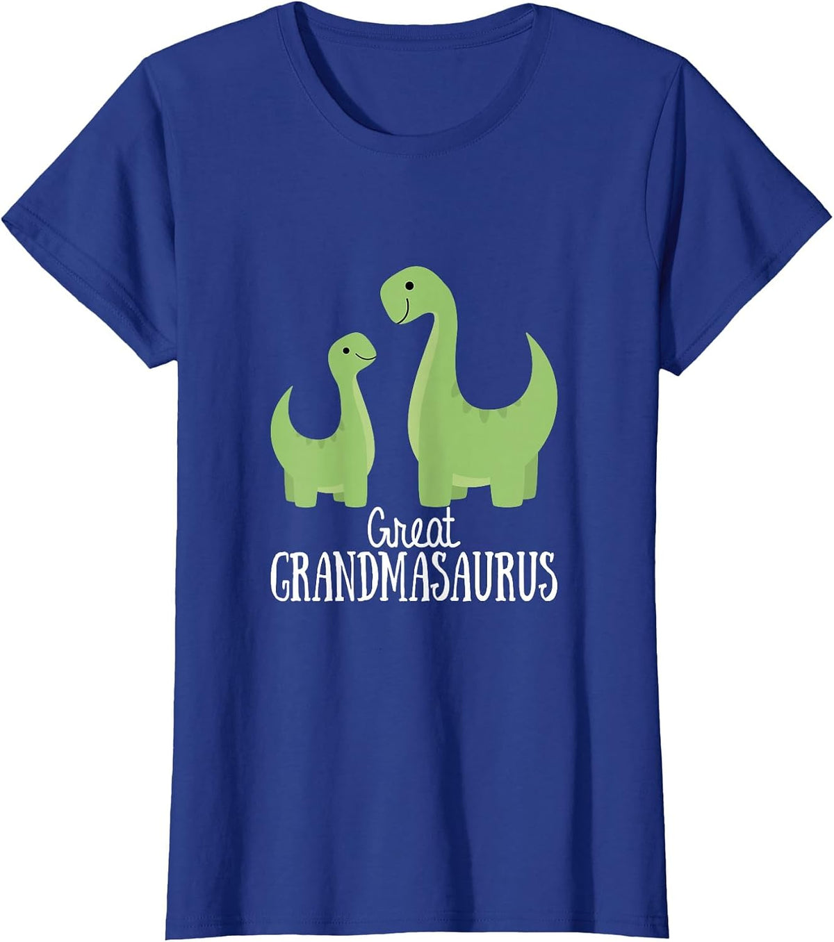 Great Grandmasaurus T-Shirt Grandma Saurus Dinosaur T-Shirt T-Shirt - Royal Blue