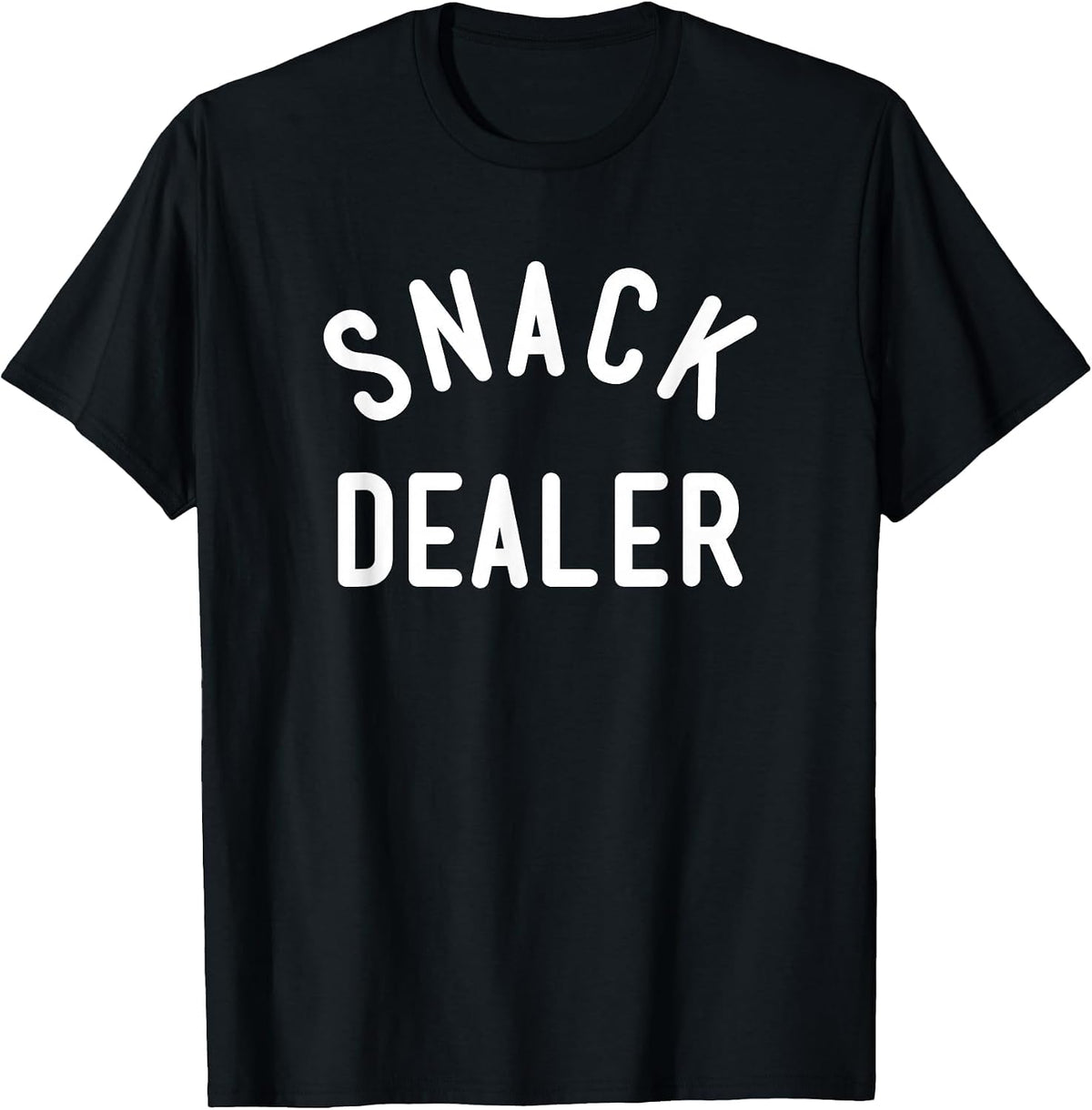 Snack Dealer Mom Teacher Daycare Funny Present T-Shirt - Black