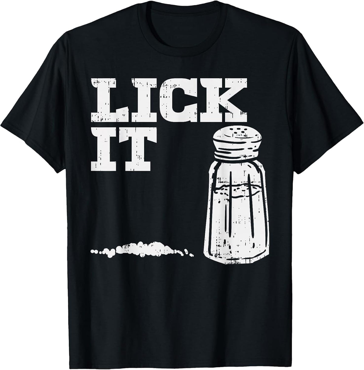 Lick It Salt Matching Group Cinco De Mayo Drinking Team T-Shirt - Black