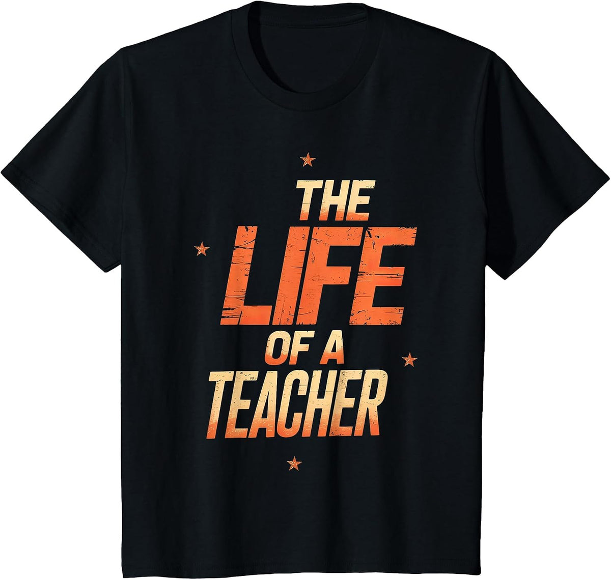 The Life of A Teacher T-Shirt - Black