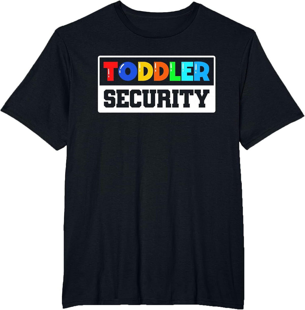 Childcare Toddler Security Daycare Teacher T-Shirt - Black