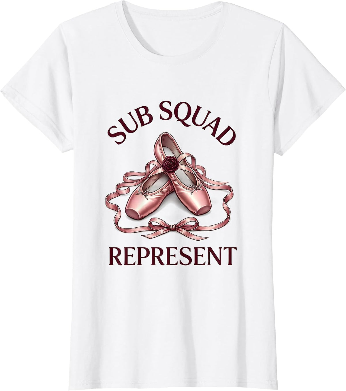 Sub Squad Represent Substitute Teacher Design T-Shirt - White
