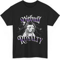 Pitbull Royalty Unisex Heavy Cotton Tee | Dog Lover Gift, Pit Bull Pride Shirt, Animal Rescue Support, Vintage Graphic Tee -