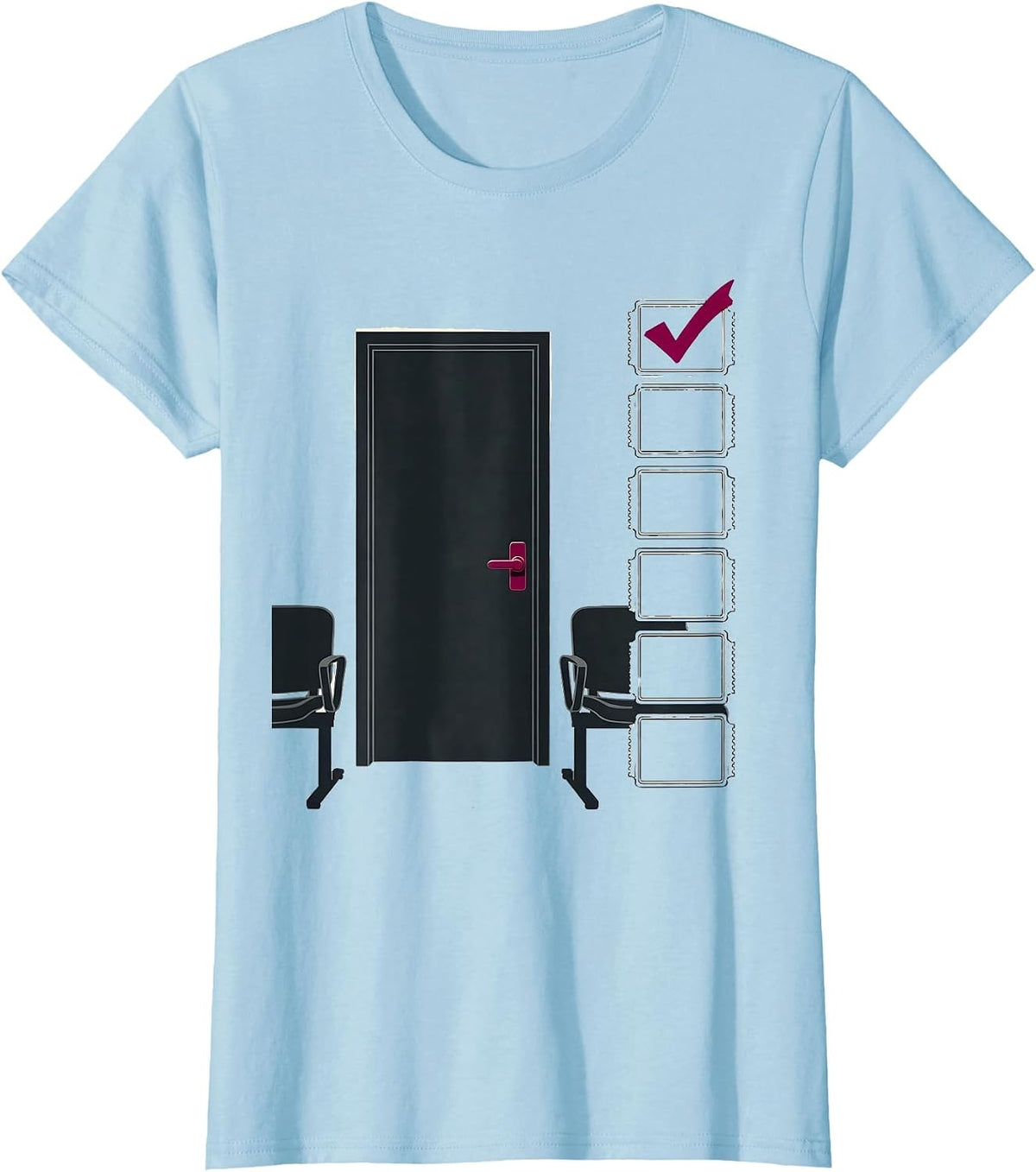 Counseling Office Door Appreciation Gift for School T-Shirt - Baby Blue