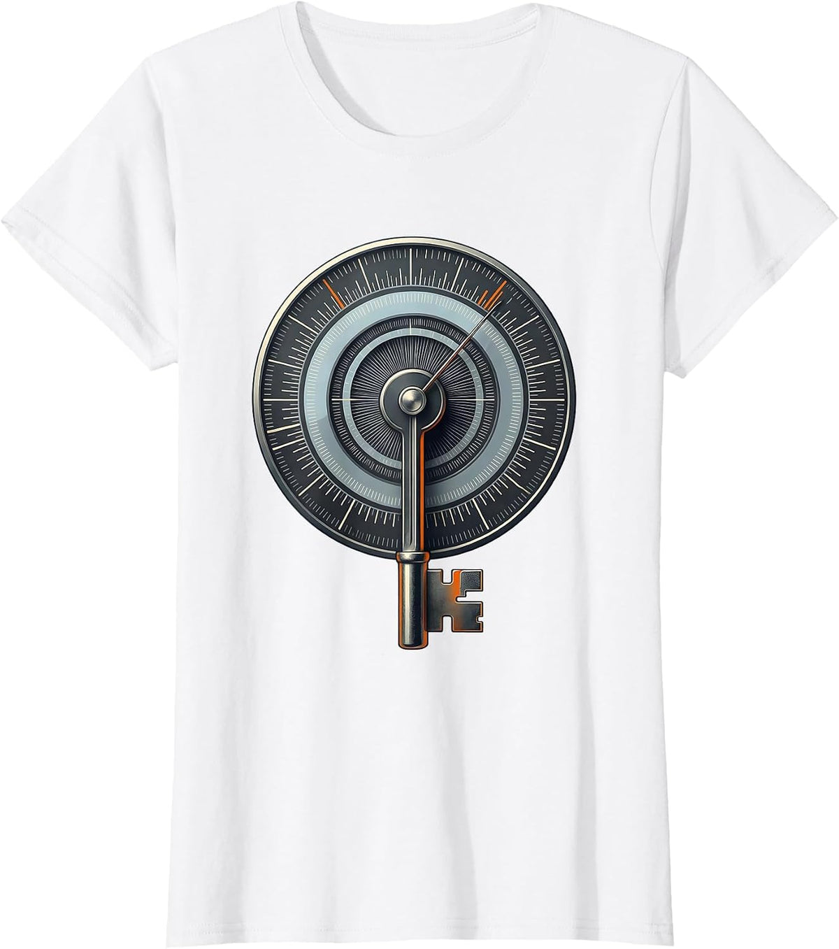 Women's Radio Dial Morse Paddle Ham Radio Operator Humor T-Shirt - White