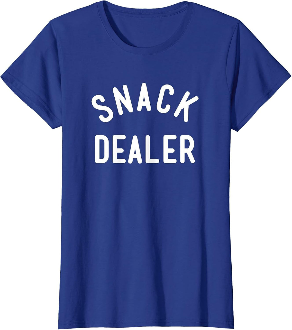 Snack Dealer Mom Teacher Daycare Funny Present T-Shirt - Royal Blue