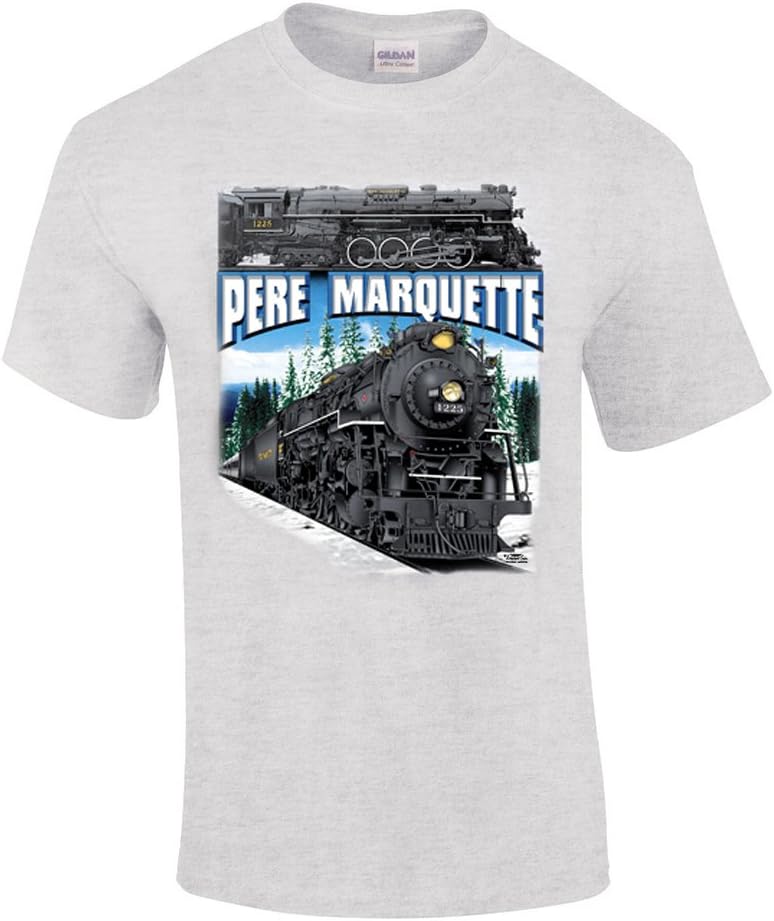 Daylight Sales Pere Marquette 1225 Authentic Railroad T-Shirt Tee Shirt [26] - Kids Grey