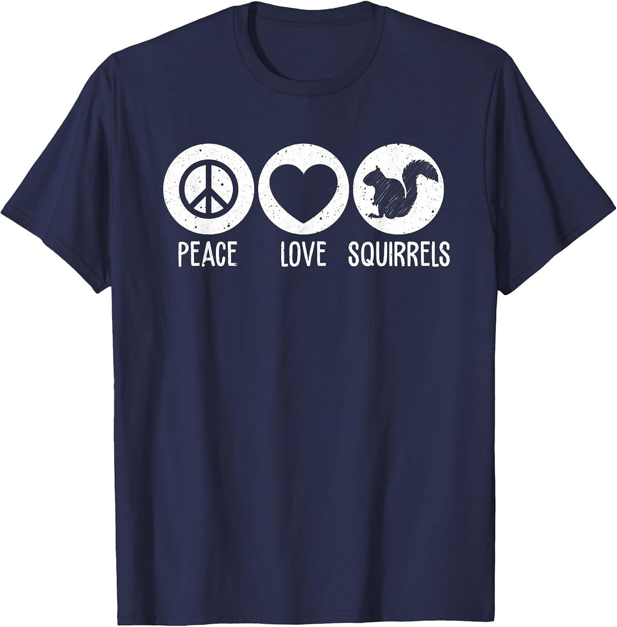Funny Squirrel Novelty Design Squirrel Lover Men Women Kids T-Shirt - Navy Blue