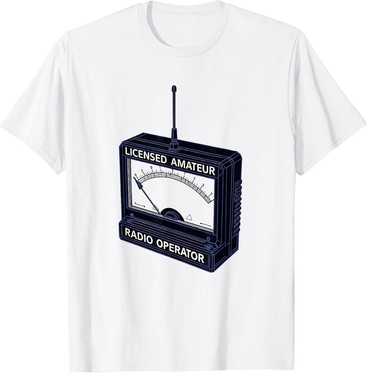Men's Licensed Amateur Radio Operator Swiss International Ham T-Shirt - White