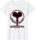 Women's Groundskeeper Royal, Hedgehogs Excepted Literary Quote T-Shirt - White