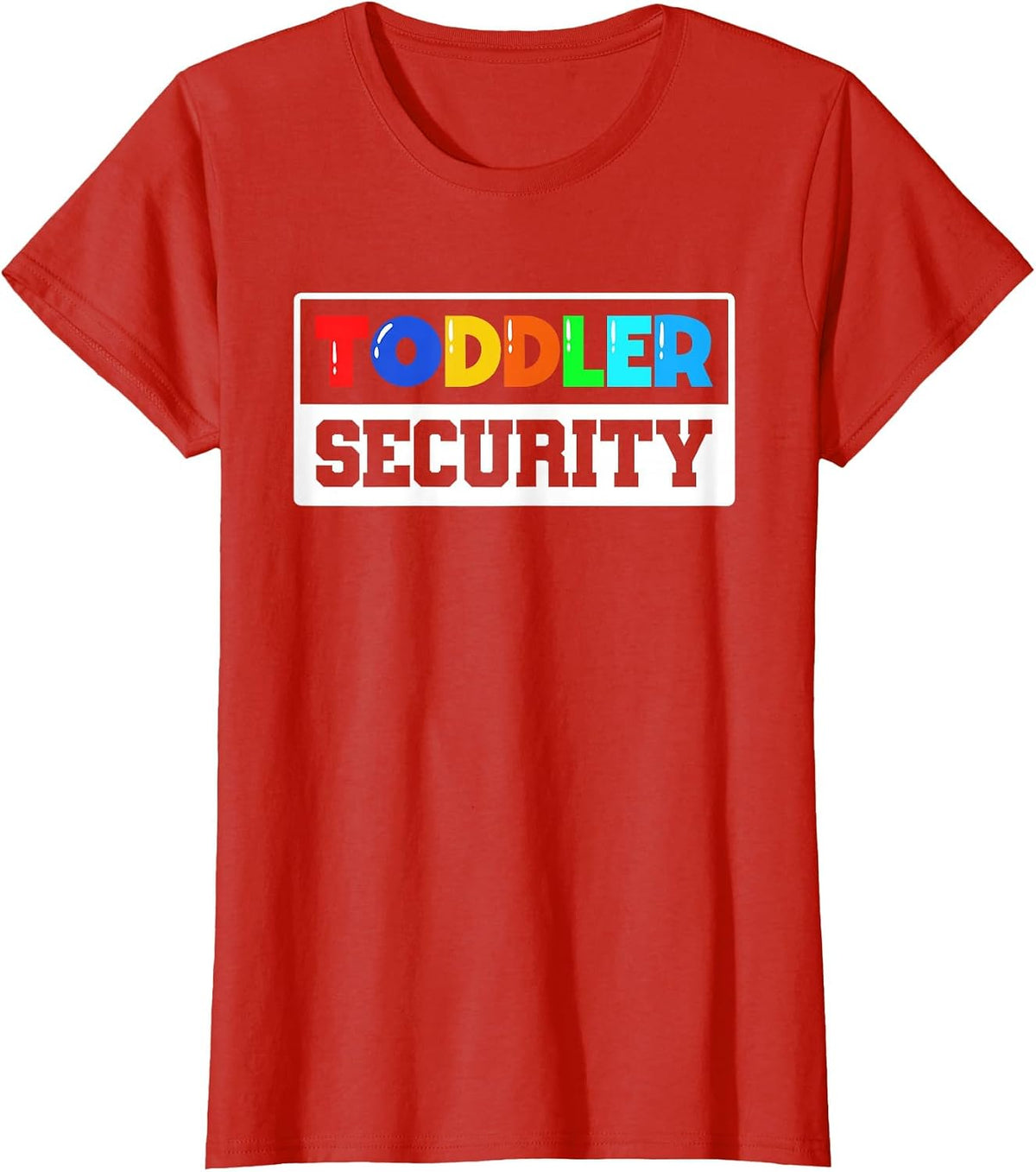Childcare Toddler Security Daycare Teacher T-Shirt - Red