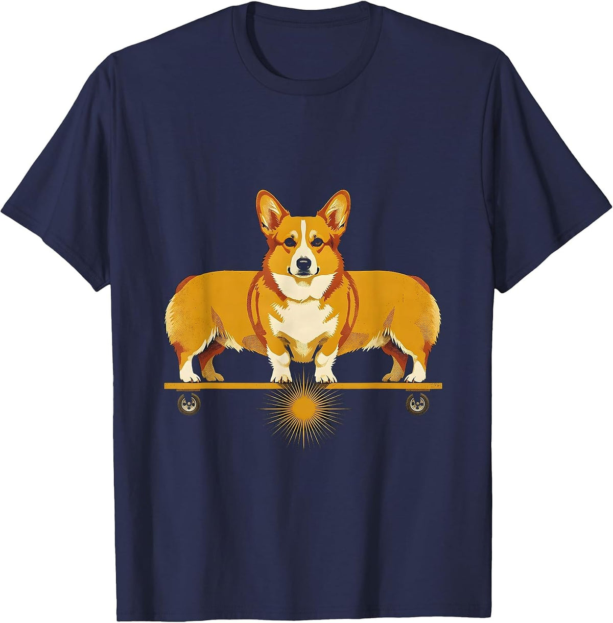 Pembroke Corgi Funny Dog Lover Corgi Owner Humor T-Shirt - Navy Blue