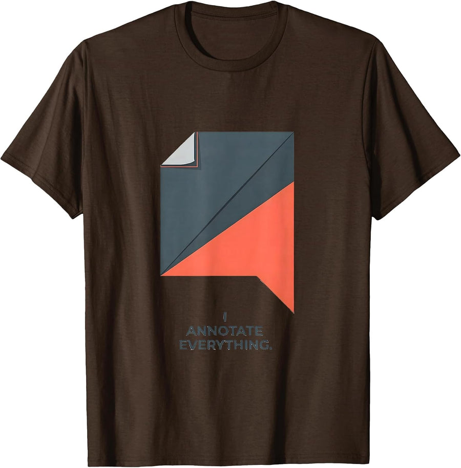 I Annotate Everything Funny Frog Teacher Back To School T-Shirt - Brown