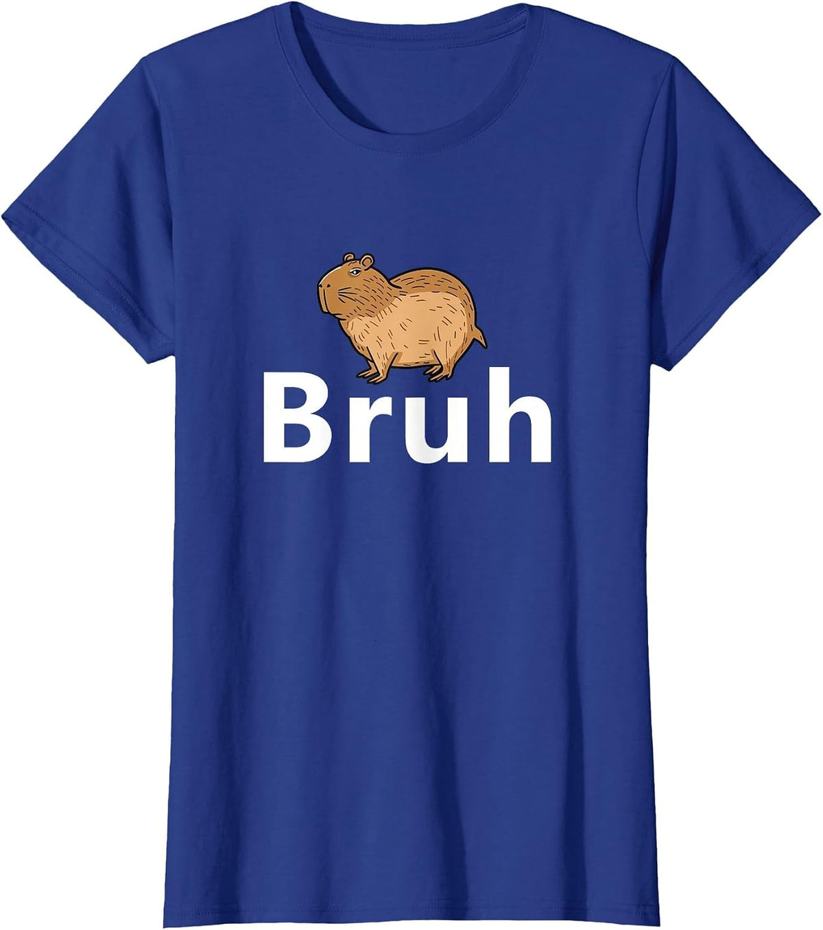 Capybara Bruh T-Shirt - Royal Blue
