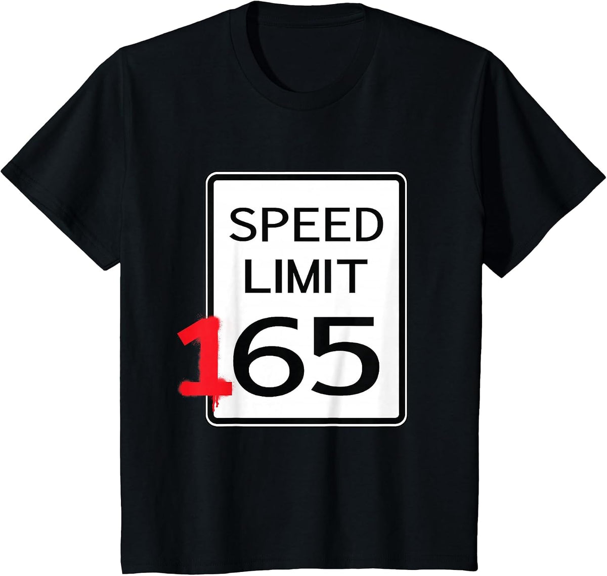 Speed Limit 165 - Car Guy Auto Mechanic Race Driver T-Shirt - Black